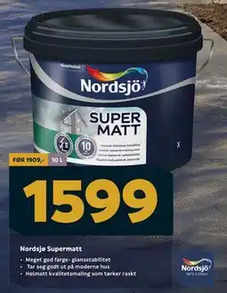 Megaflis Nordsjø Supermatt tilbud