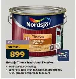 Megaflis Nordsjø Tinova Traditional Exterior tilbud