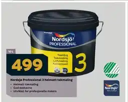 Megaflis Nordsjø Professional 3 helmatt takmaling tilbud