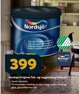 Megaflis Nordsjø Original Tak- og veggmaling Helmatt tilbud