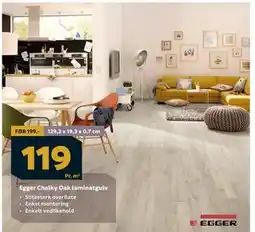Megaflis Egger Chalky Oak laminatgulv tilbud