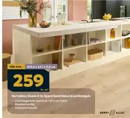 Megaflis BerryAlloc Ocean 8 XL Gyant Sand Natural laminatgulv tilbud