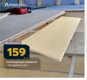 Megaflis Forestia gulvspon standard P6 tilbud