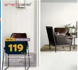 Megaflis Smartpanel skygge bomull tilbud
