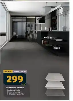 Megaflis Serie Cemento Rasato tilbud