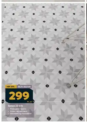 Megaflis Genova 22 Gris tilbud
