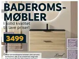 Megaflis Lind Timber servantskap 100 eik tilbud