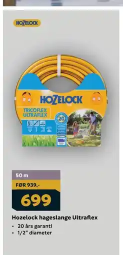 Megaflis Hozelock hageslange Ultraflex tilbud