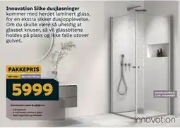 Megaflis Innovation Lusso dusjhjørne tilbud