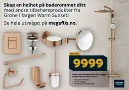 Megaflis Grohe Euphoria dusjsystem 310 m/dusjbatteri børstet Warm Sunset tilbud