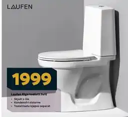 Megaflis Laufen Rigo toalett hvit tilbud