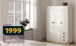 Megaflis Lind base garderobeskap hvit tilbud