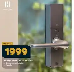 Megaflis Heimgard smart dørlås antrasitt tilbud
