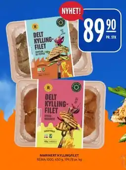 Rema 1000 MARINERT KYLLINGFILET tilbud