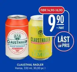 Rema 1000 CLAUSTHAL RADLER tilbud