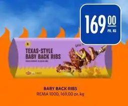 Rema 1000 BABY BACK RIBS tilbud