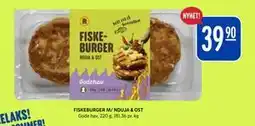 Rema 1000 FISKEBURGER M/ NDUJA & OST tilbud