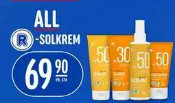 Rema 1000 ALL-SOLKREM, App-pris tilbud