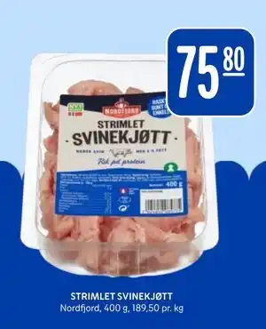STRIMLET SVINEKJØTT
