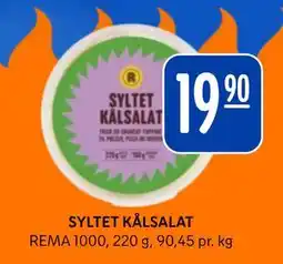 Rema 1000 SYLTET KÅLSALAT tilbud