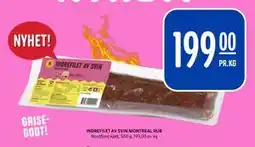 Rema 1000 INDREFILET AV SVIN MONTREAL RUB tilbud