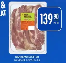 Rema 1000 NAKKEKOTELETTER tilbud