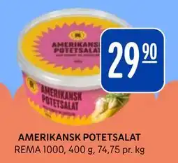 Rema 1000 AMERIKANSK POTETSALAT tilbud