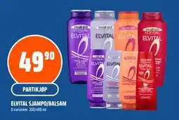 Coop Obs ELVITAL SJAMPO/BALSAM tilbud