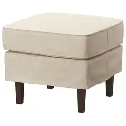 IKEA RocksjÖn Fotskammel, Kilanda lys beige tilbud