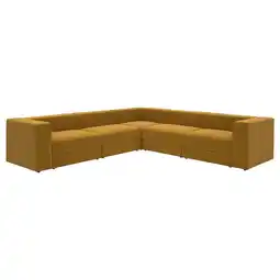 IKEA JÄttebo Modulhjørnesofa, 6-seter, Samsala gul/brun tilbud