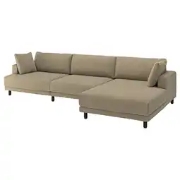 IKEA UppÅkra 4,5-seters modulsofa, med sjeselong, høyre/johanneshov brunbeige tilbud