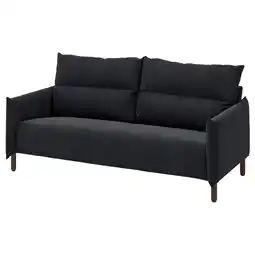 IKEA Mannarp 3-seters sofa, Saxemara blåsvart tilbud