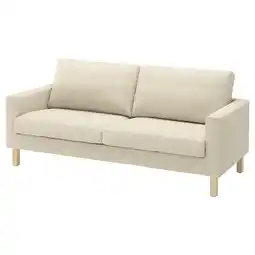 IKEA SaltsjÖbaden Trekk til 3-seters sofa, Fridtuna lys beige tilbud