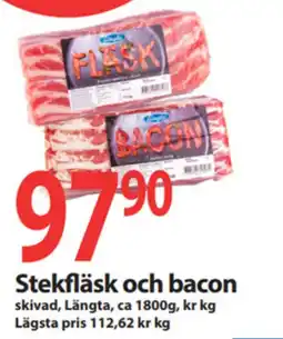 MaxiMat Svinesund LÄNGTA Stekfläsk och bacon tilbud
