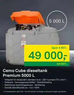 Felleskjøpet Cemo Cube dieseltank Premium tilbud