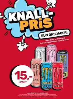 Matkroken ALL MONSTER 0,5 L SINGEL BOKS tilbud
