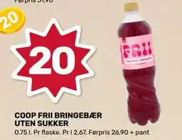 Matkroken COOP FRII BRINGEBÆR UTEN SUKKER tilbud