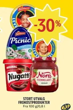 Coop Prix STORT UTVALG FROKOSTPRODUKTER tilbud