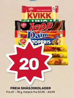 Matkroken FREIA SMÅSJOKOLADER tilbud