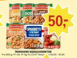 Coop Prix TRONDHJEMS MIDDAGSHERMETIKK tilbud