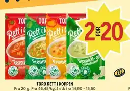 Coop Prix TORO RETT I KOPPEN tilbud