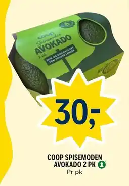 Coop Prix COOP SPISEMODEN AVOKADO 2 PK tilbud