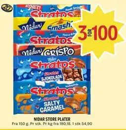 Coop Prix NIDAR STORE PLATER tilbud