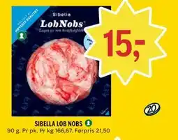 Coop Prix SIBELLA LOB NOBS tilbud