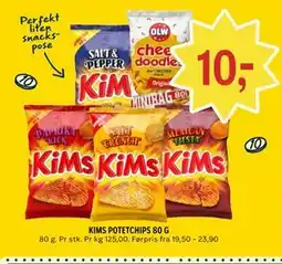 Coop Prix KIMS POTETCHIPS 80 G tilbud