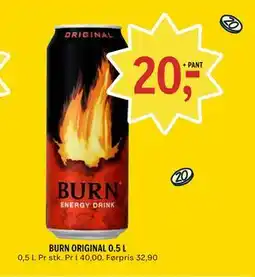 Coop Prix BURN ORIGINAL 0.5 L tilbud