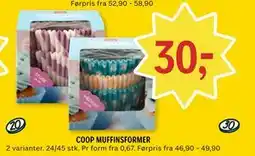 Coop Prix COOP MUFFINSFORMER tilbud