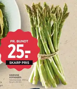 Meny Grønne asparges tilbud