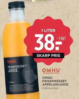 Meny OMHU FRISKPRESSET JUICE tilbud