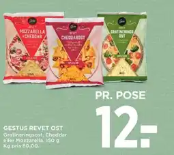 Meny Gestus revet ost tilbud